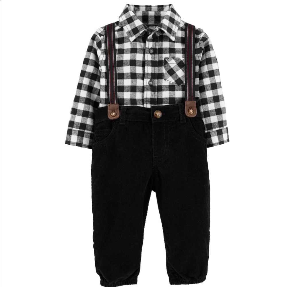 HP ❤️ Carter's 24 Months 3-Piece Checkered Set